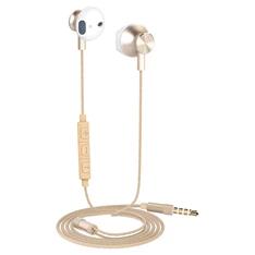 Yenkee YHP 305GD mikrofonos arany fülhallgató