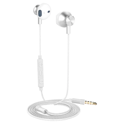 Yenkee YHP 305WE mikrofonos fehér-ezüst fülhallgató