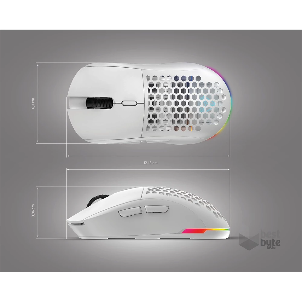 Yenkee 45018825 YMS 3001WE SWIPE fehér vezeték nélküli gamer egér