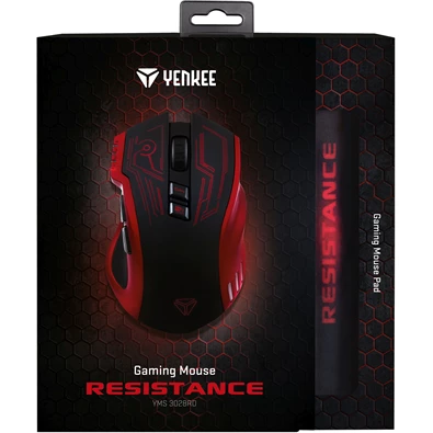 Yenkee YMS 3028RD RESISTANCE gamer egér