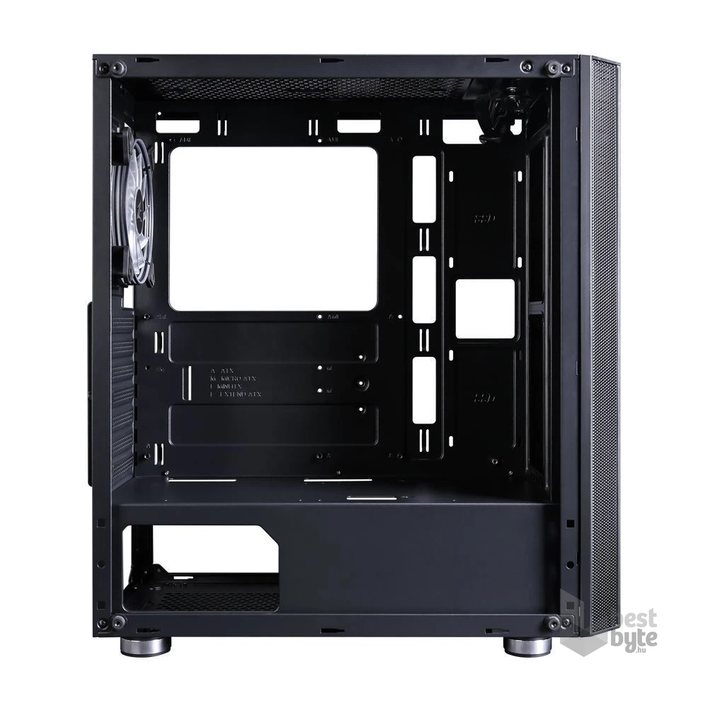 ZALMAN Ház Midi ATX R2 Tápegység nélkül, Fekete (Újracsomagolt)