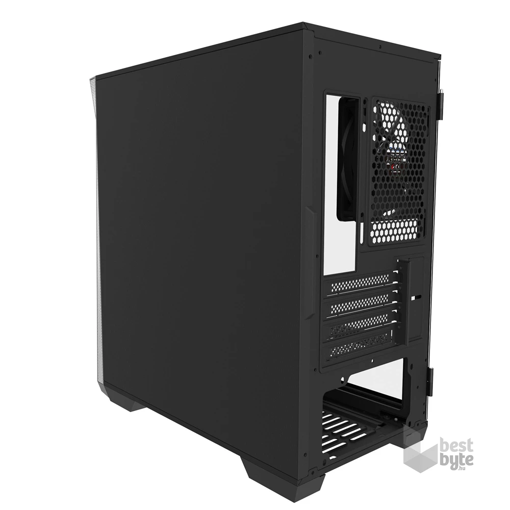 ZALMAN Z1 ICEBERG BK fekete (táp nélküli) ablakos mATX ház