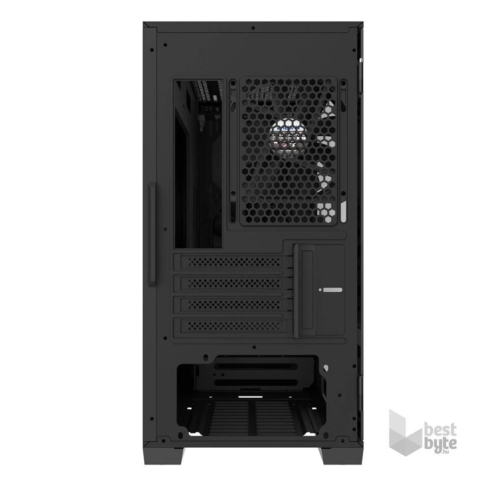 ZALMAN Z1 ICEBERG BK fekete (táp nélküli) ablakos mATX ház
