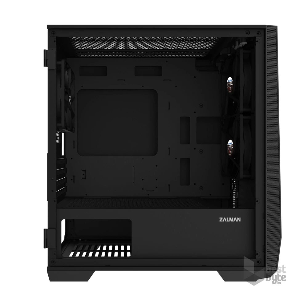 ZALMAN Z1 ICEBERG BK fekete (táp nélküli) ablakos mATX ház