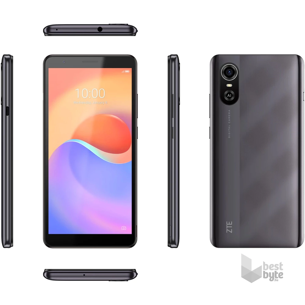 ZTE Blade A31 Plus 2/32GB DualSIM kártyafüggetlen okostelefon - szürke (Android)