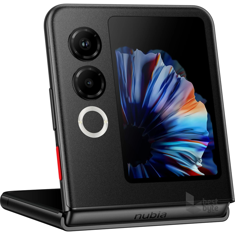 ZTE nubia Flip 2 8/256GB DualSIM kártyafüggetlen okostelefon - fekete (Android)