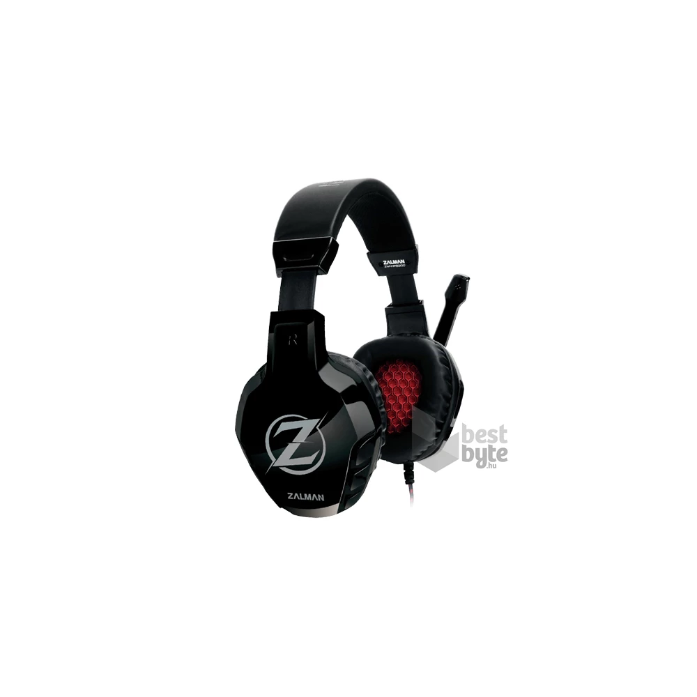 Zalman HPS300 Fekete Jack gamer headset