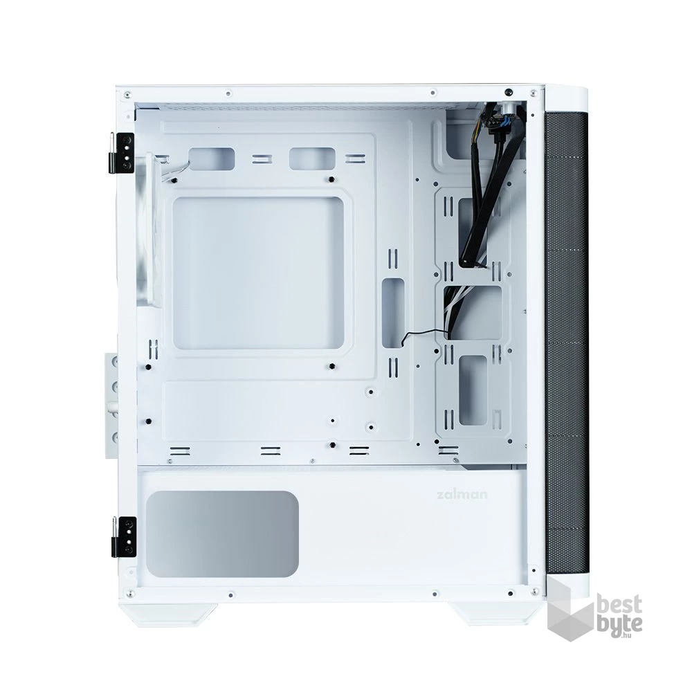 Zalman M4 fehér (táp nélküli) ablakos mATX ház