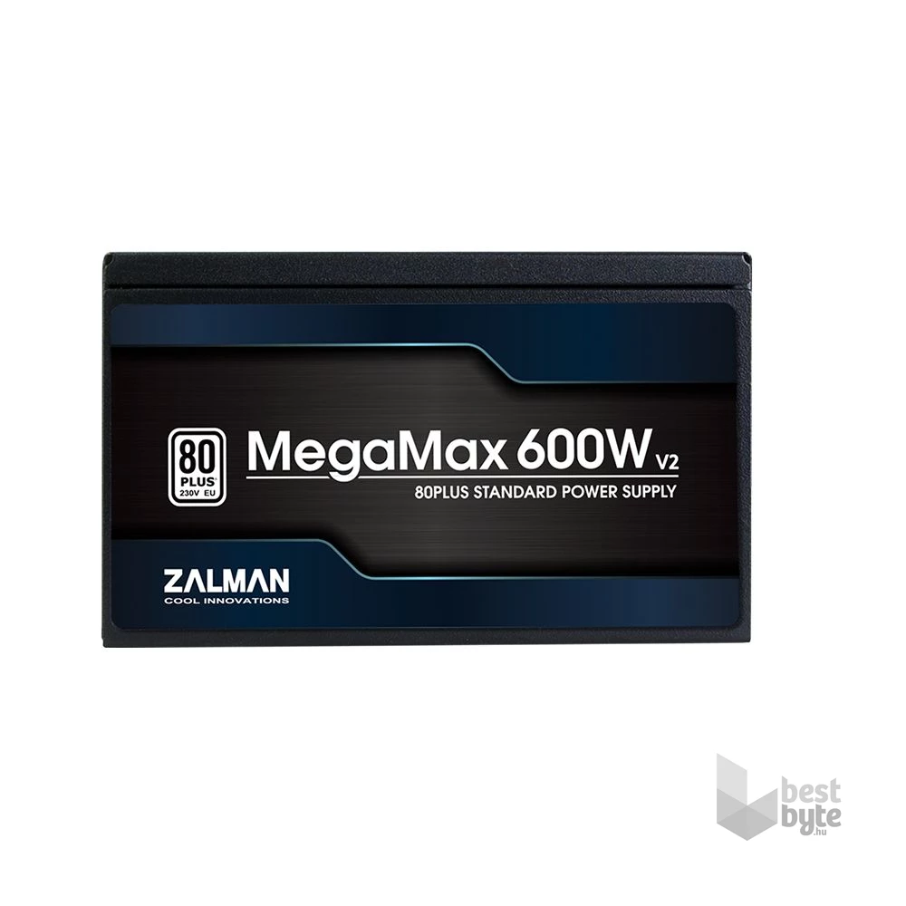 Zalman MegaMax ZM600-TXII(V2) 600W 80+ ventillátorral dobozos tápegység