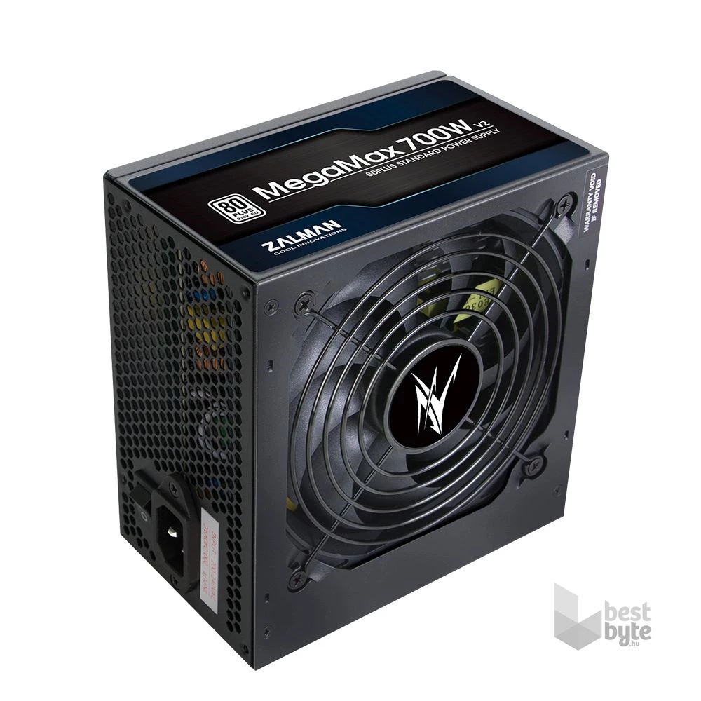 Zalman MegaMax ZM700-TXII(V2) 700W 80+ ventillátorral dobozos tápegység
