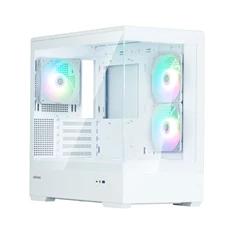 Zalman P30 White V2 fehér (táp nélküli) ablakos mATX ház