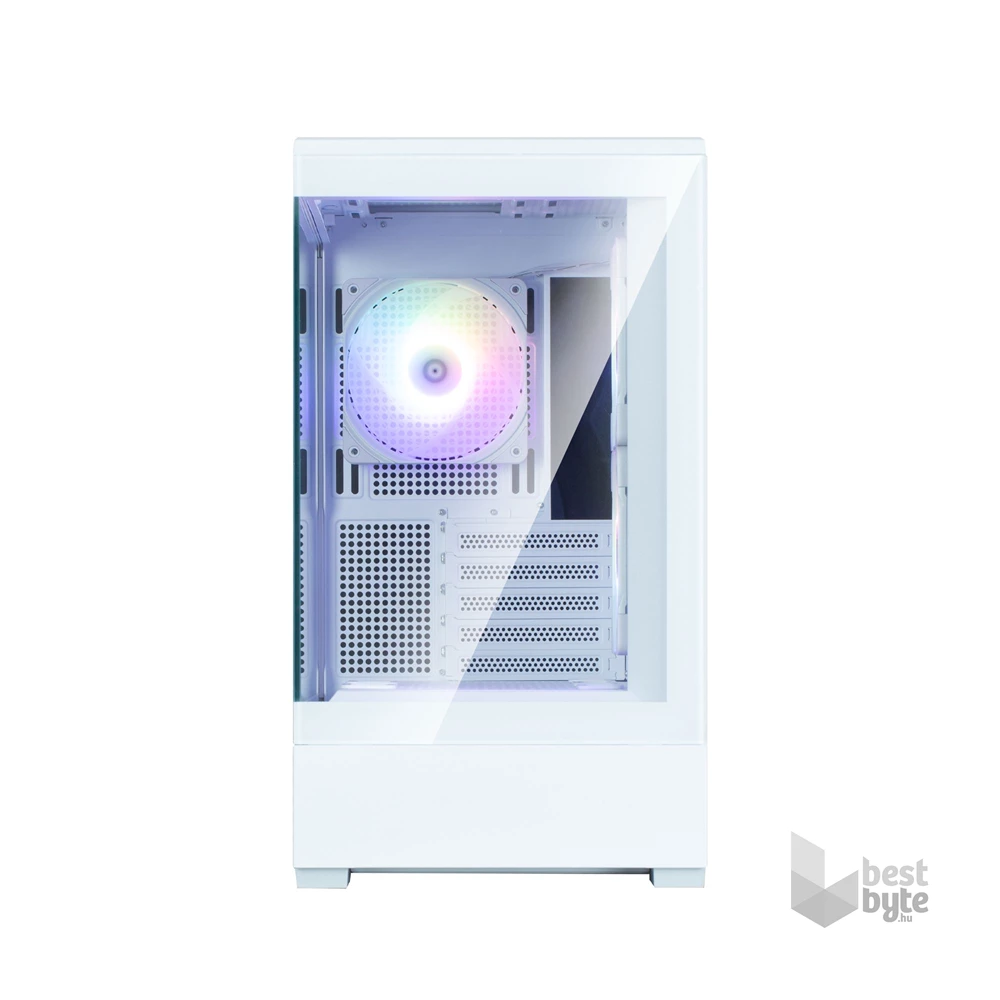 Zalman P30 White V2 fehér (táp nélküli) ablakos mATX ház