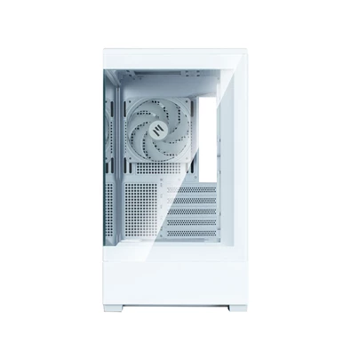 Zalman P30 White V2 fehér (táp nélküli) ablakos mATX ház