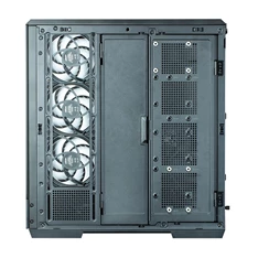 Zalman P50 DS Black fekete (táp nélküli) ablakos ATX ház