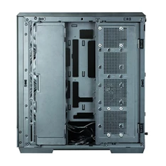 Zalman P50 DS Black fekete (táp nélküli) ablakos ATX ház