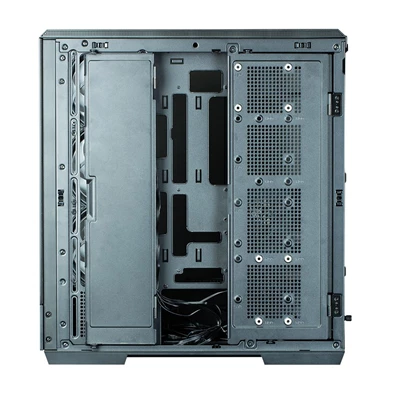 Zalman P50 DS Black fekete (táp nélküli) ablakos ATX ház