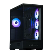 Zalman P50 DS Black fekete (táp nélküli) ablakos ATX ház