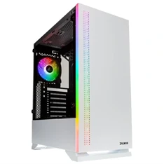 Zalman S5 fehér (táp nélküli) ablakos ATX ház
