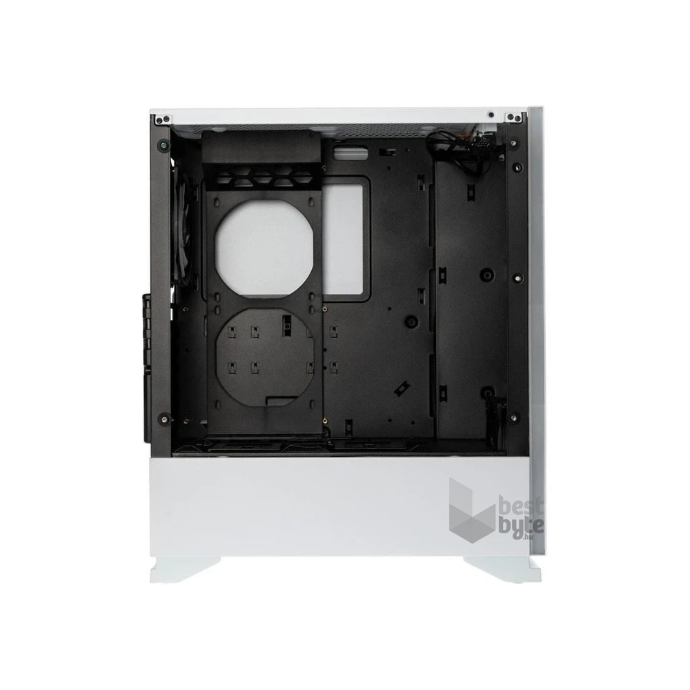 Zalman S5 fehér (táp nélküli) ablakos ATX ház