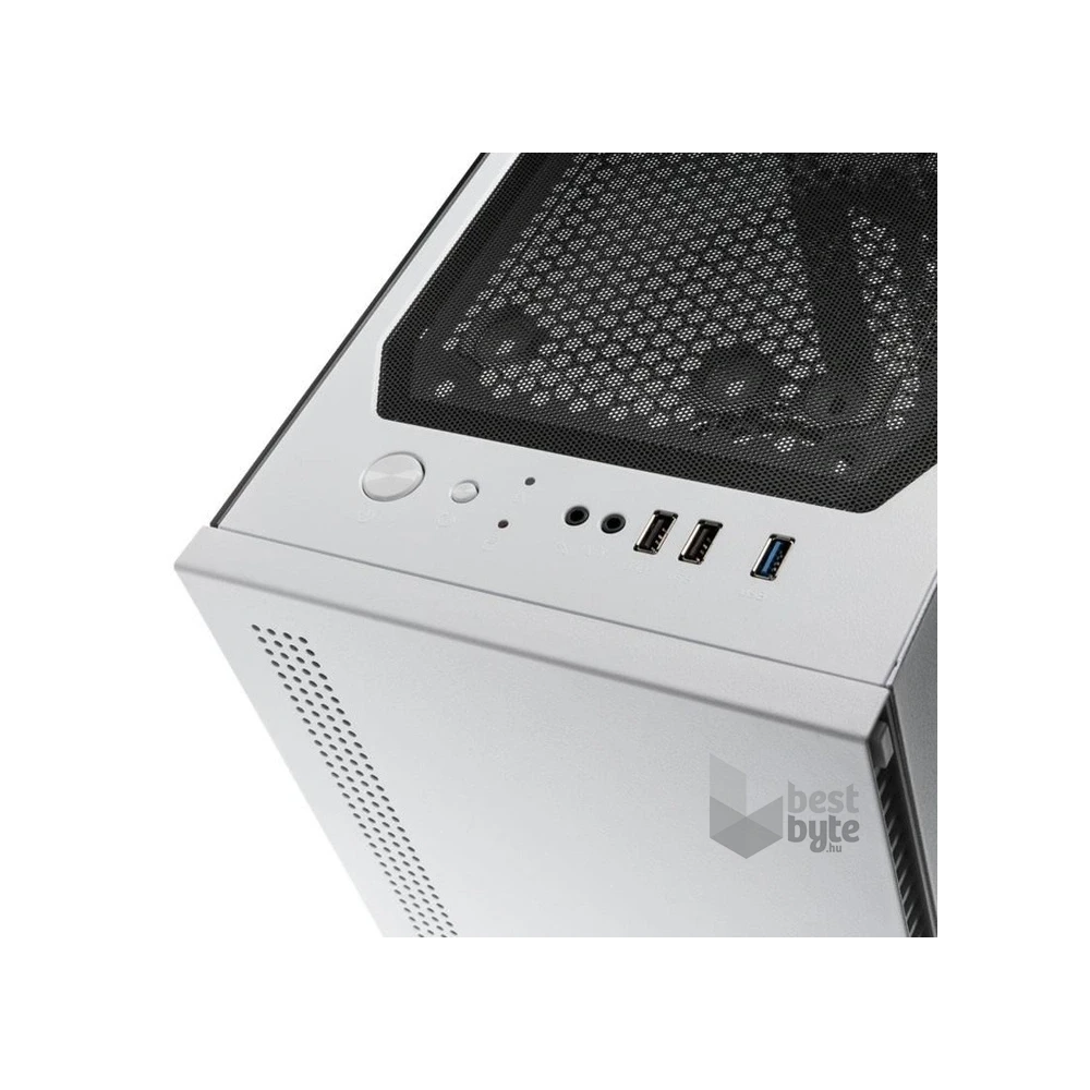 Zalman S5 fehér (táp nélküli) ablakos ATX ház