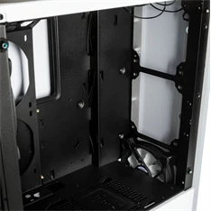Zalman S5 fehér (táp nélküli) ablakos ATX ház