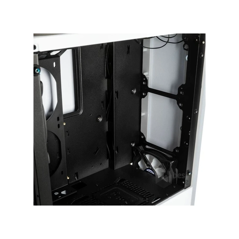 Zalman S5 fehér (táp nélküli) ablakos ATX ház