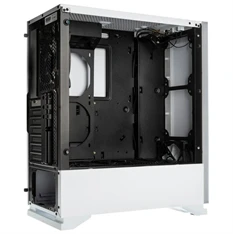 Zalman S5 fehér (táp nélküli) ablakos ATX ház