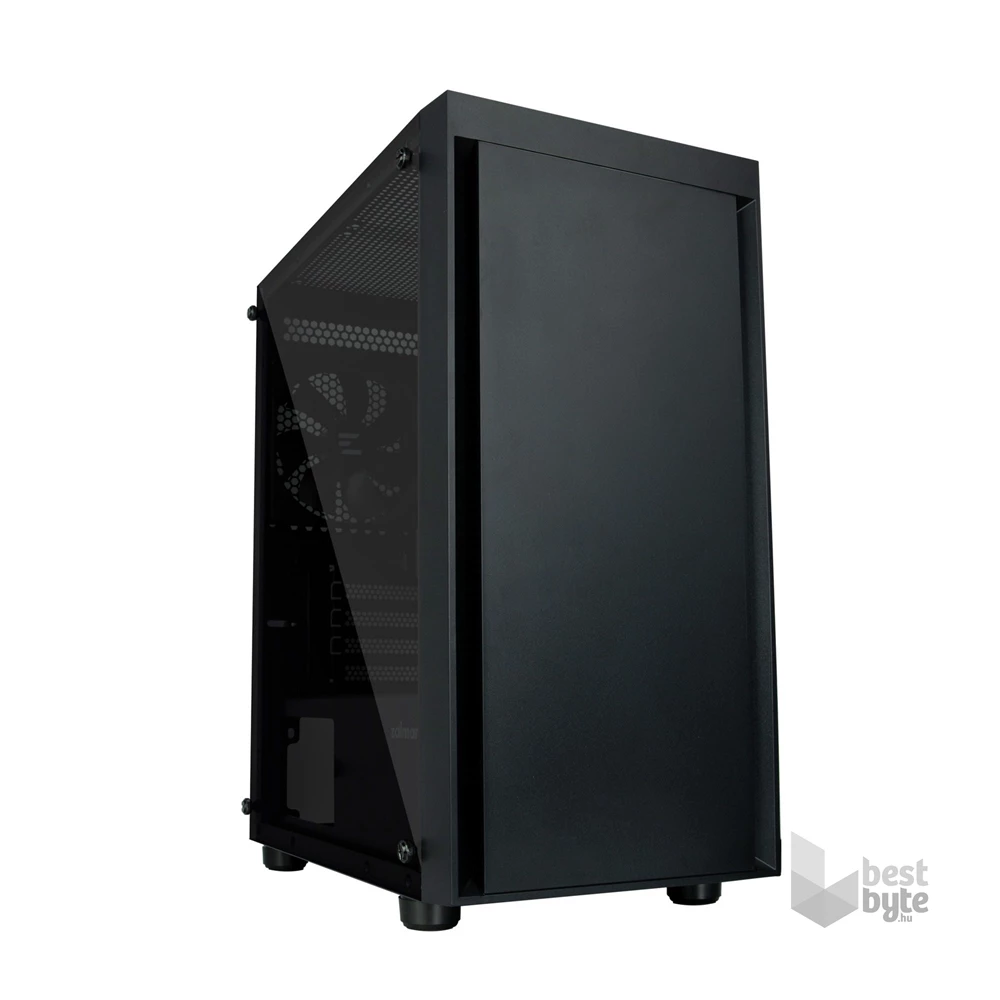 Zalman T3 PLUS fekete (táp nélküli) ablakos mATX ház