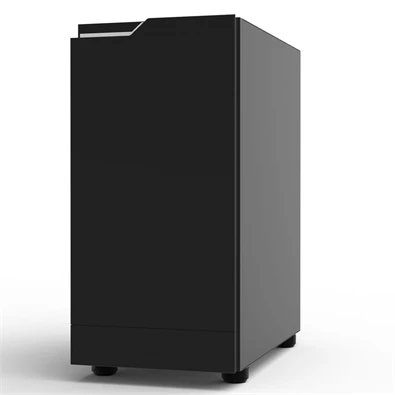 Zalman T4 PLUS Black fekete (táp nélküli) ablakos mATX ház