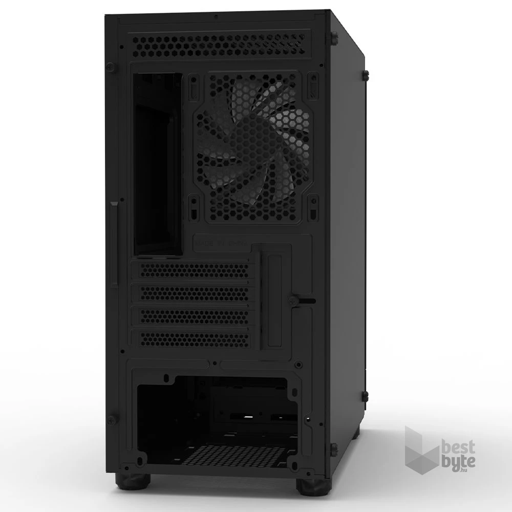 Zalman T4 PLUS Black fekete (táp nélküli) ablakos mATX ház