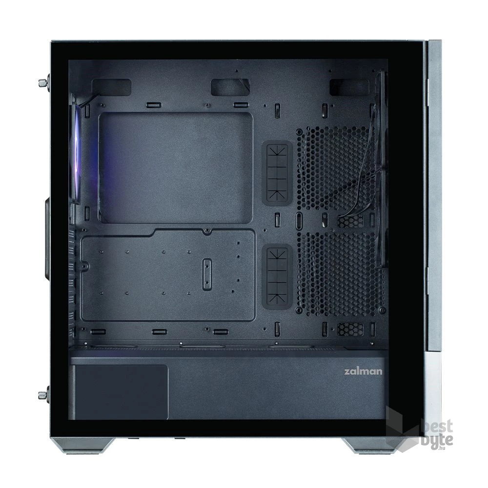 Zalman Z10 DS fekete (táp nélküli) 15" LED Kijelzős ablakos ATX ház
