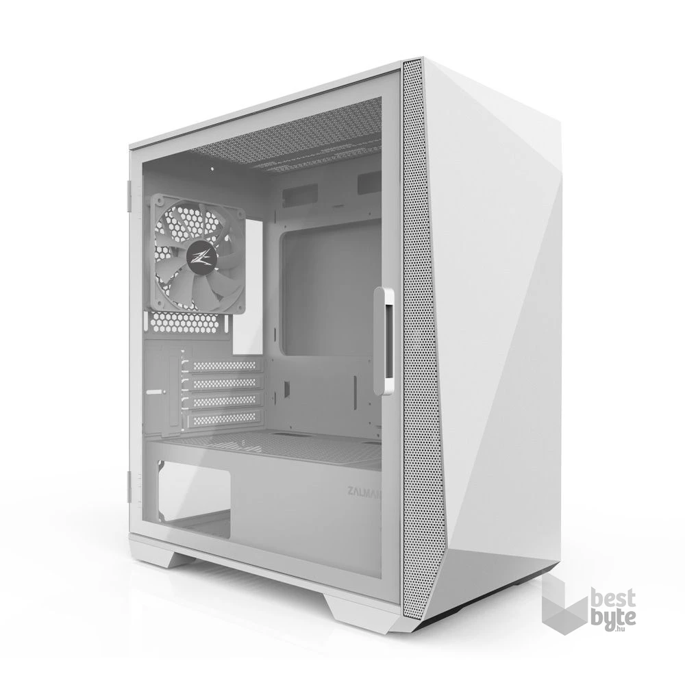 Zalman Z1 ICEBERG fehér (táp nélküli) ablakos mATX ház