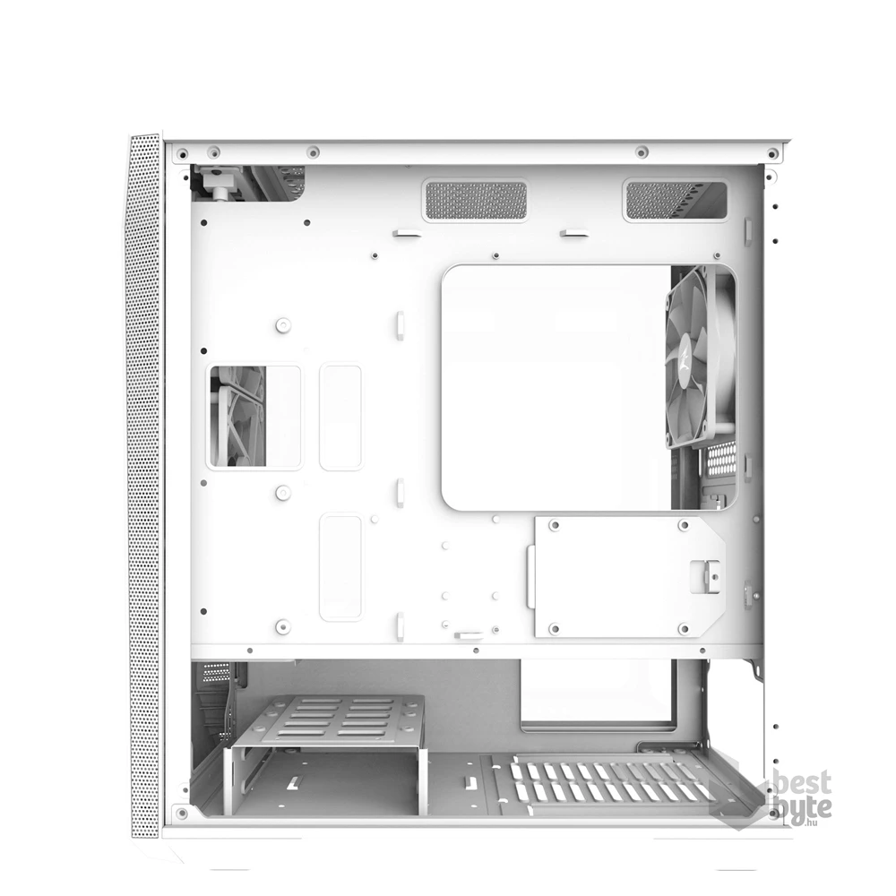 Zalman Z1 ICEBERG fehér (táp nélküli) ablakos mATX ház