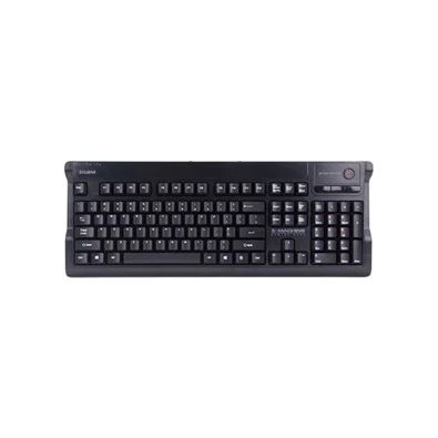 Zalman ZM-K600S Ultrapolling US USB/PS2 vezetékes fekete billentyűzet