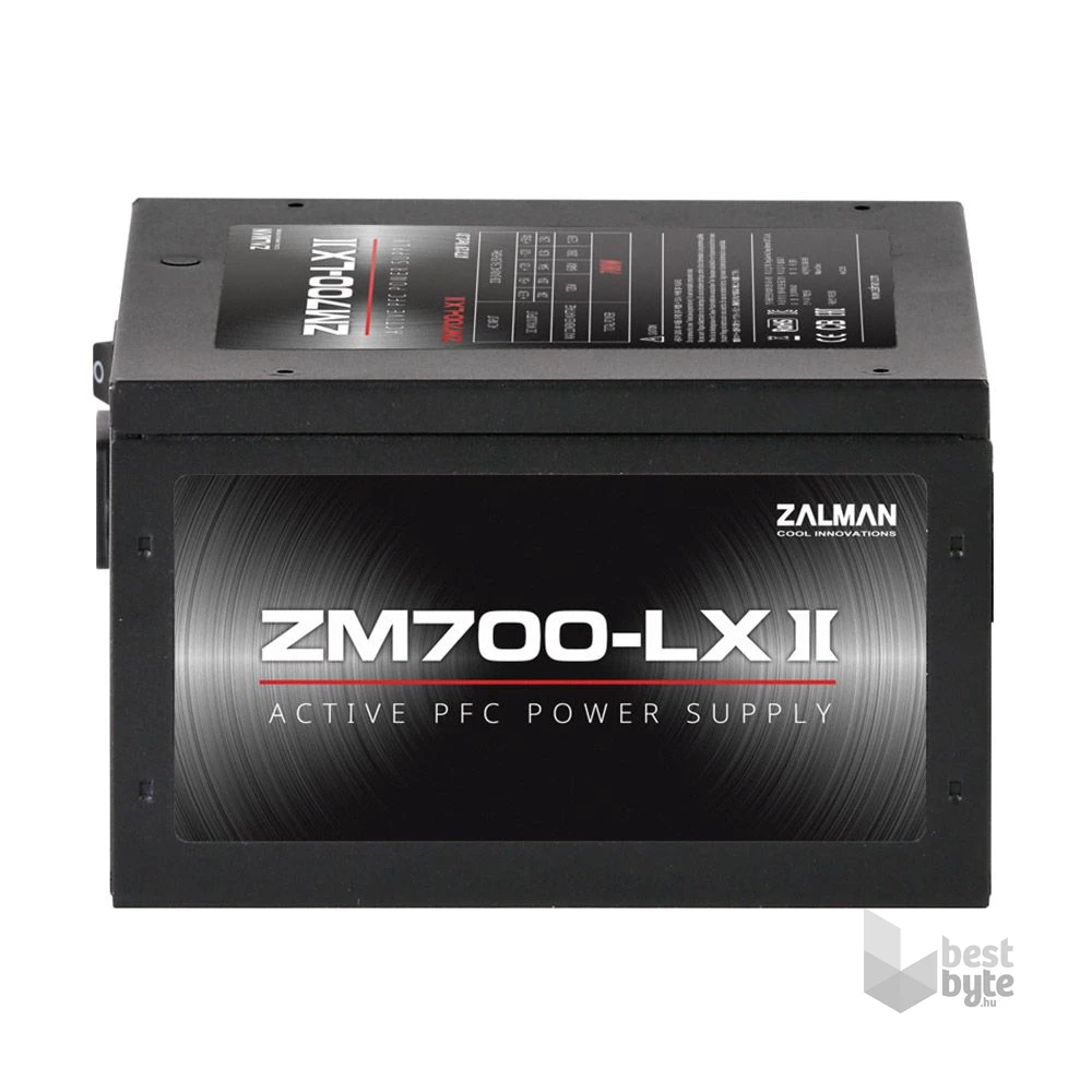 Zalman ZM700-LXII 700W ventillátorral dobozos tápegység
