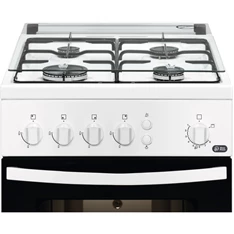 Zanussi ZCG510X1WA fehér, szabadonálló, gáz, főzőzóna: 4, sütő:55L, grill, tűzhely