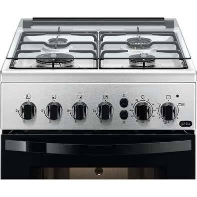 Zanussi ZCG512K1XA inox, szabadonálló, gáz, főzőzóna: 4, sütő:55L, grill, tűzhely