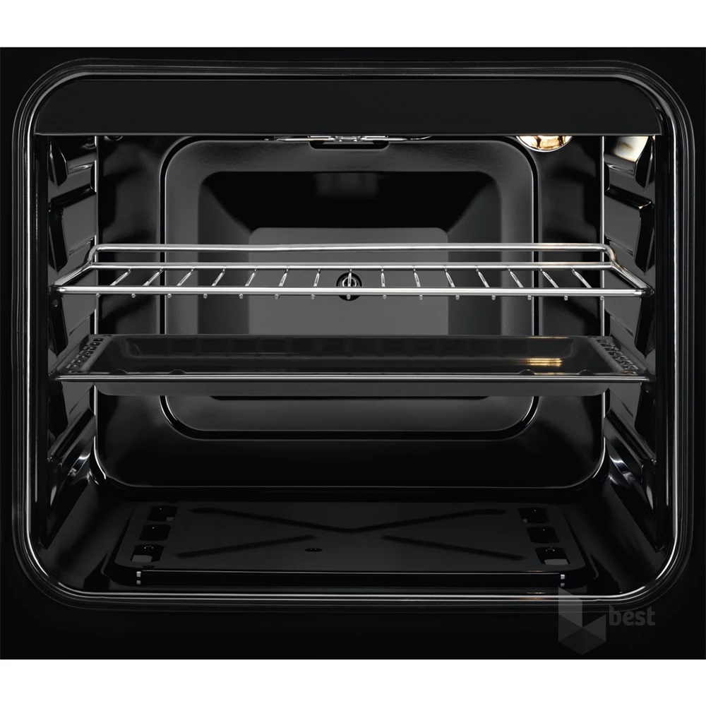 Zanussi ZCG512K1XA inox, szabadonálló, gáz, főzőzóna: 4, sütő:55L, grill, tűzhely