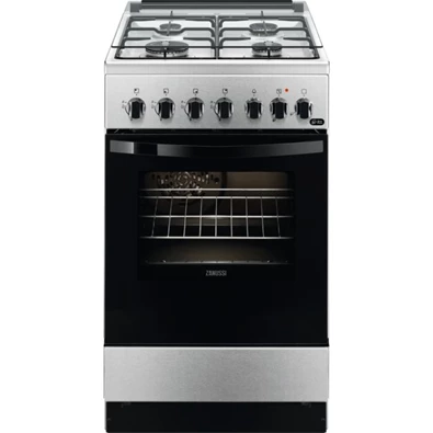 Zanussi ZCK552J1XA inox kombinált tűzhely (Újszerű)