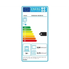 Zanussi ZCK552J1XA inox, szabadonálló, gáz, kombinált, főzőzóna: 4, sütő:54L, grill, tűzhely