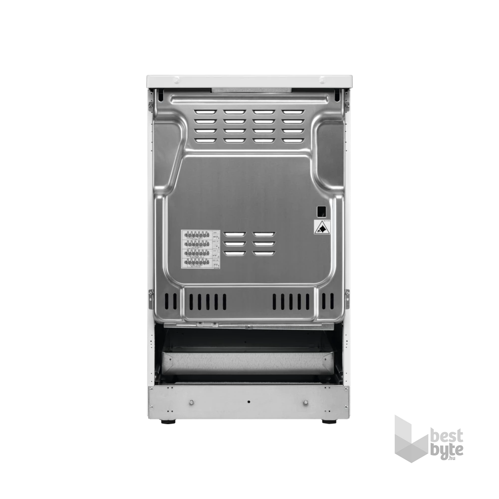 Zanussi ZCV540G1WA fehér, szabadonálló, kerámialapos, elektromos, főzőzóna: 4, sütő:54L, grill, tűzhely