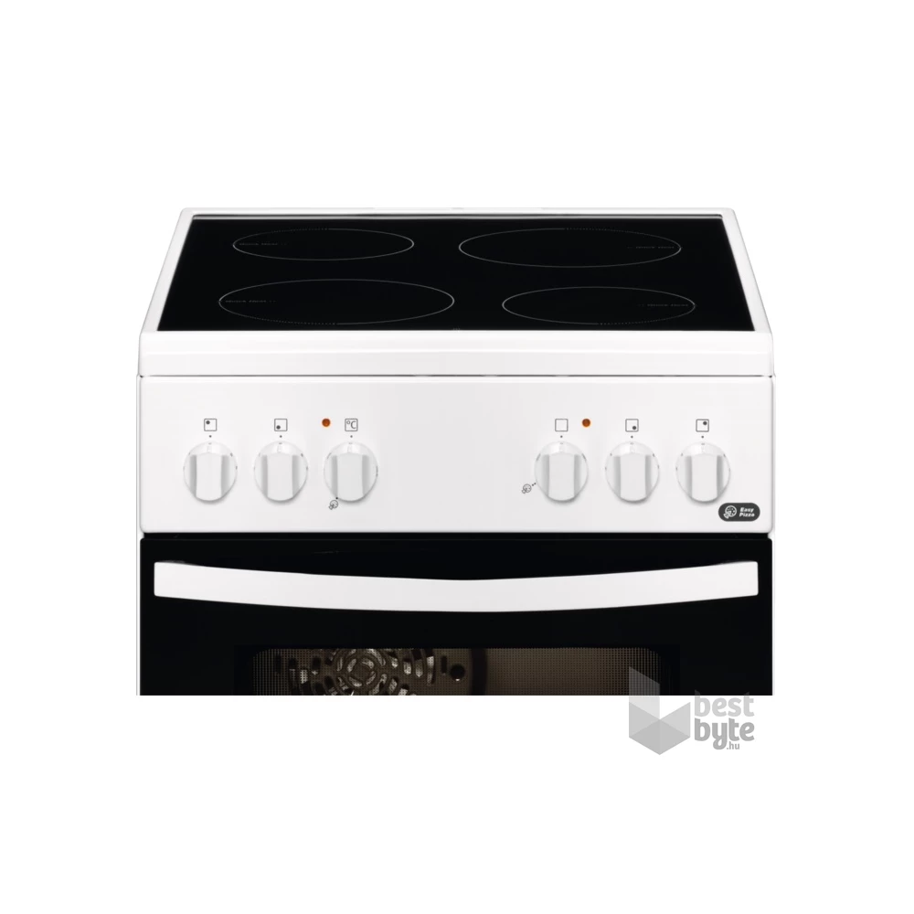 Zanussi ZCV 550G1WA fehér, szabadonálló, kerámialapos, elektromos, főzőzóna: 4, sütő:54L, grill, tűzhely