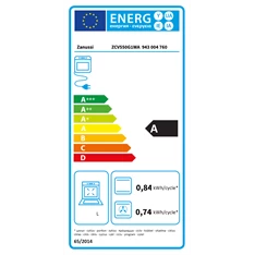 Zanussi ZCV 550G1WA fehér kerámialapos tűzhely