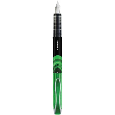 Zebra Fuente 0,6mm zöld eldobható töltőtoll