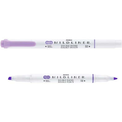 ZEBRA Mildliner Cool&Refined lila kettős végű szövegkiemelő