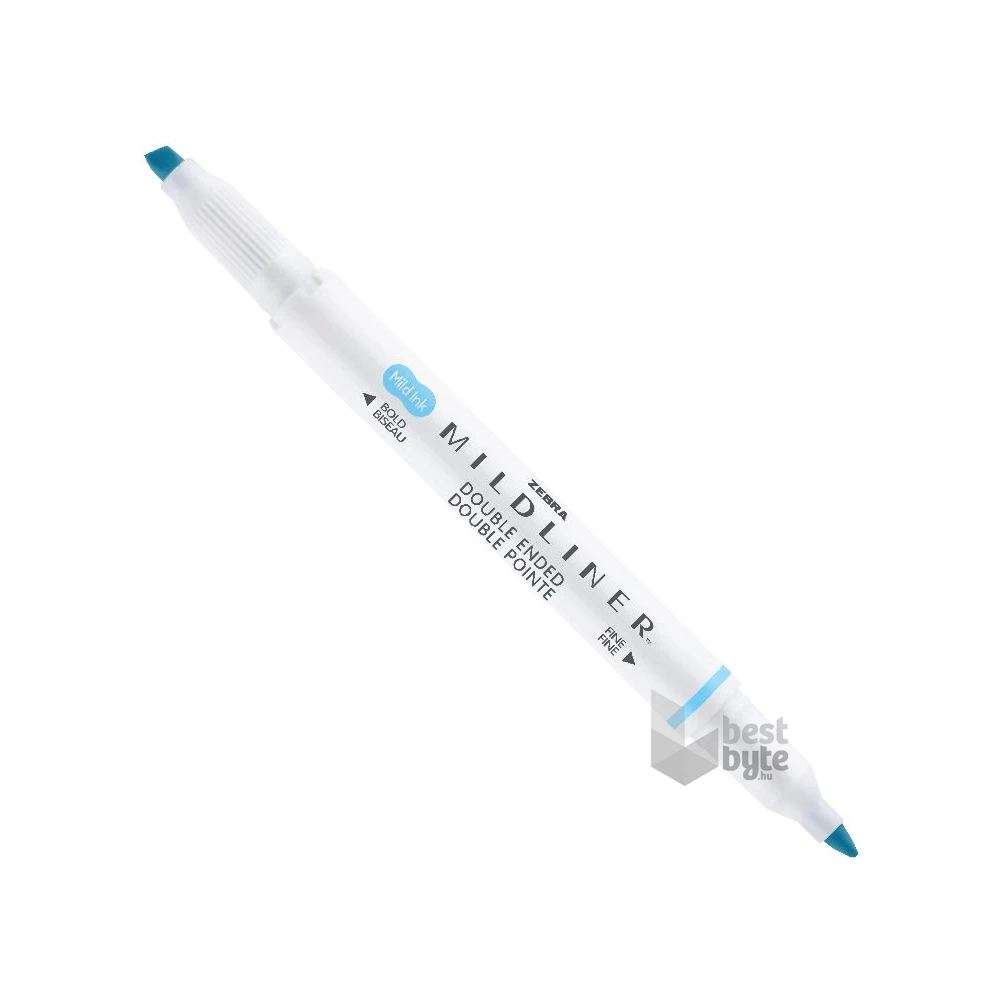 Zebra Mildliner Fluorescent kék kettős végű szövegkiemelő