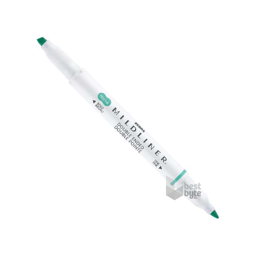 Zebra Mildliner Fluorescent kékeszöld kettős végű szövegkiemelő