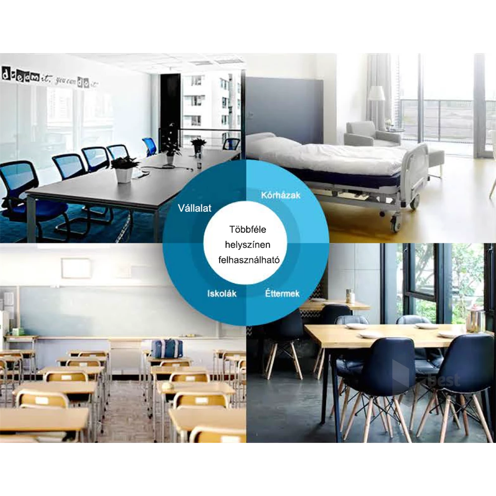 Zinas ZN-UVL07 UV/UV+ózongenerátoros fertőtlenítő lámpa