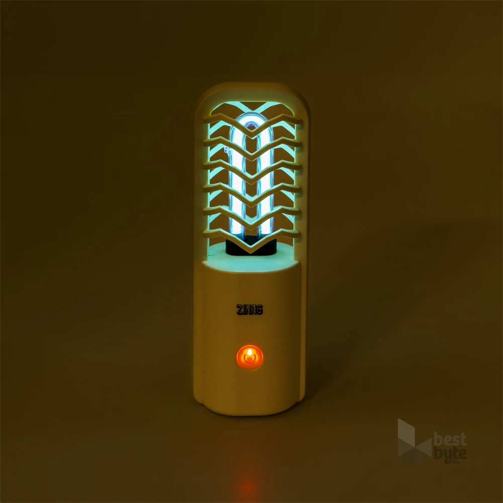Zinas ZN-UVLM07 fehér mini UV-C lámpa+ ózongenerátor