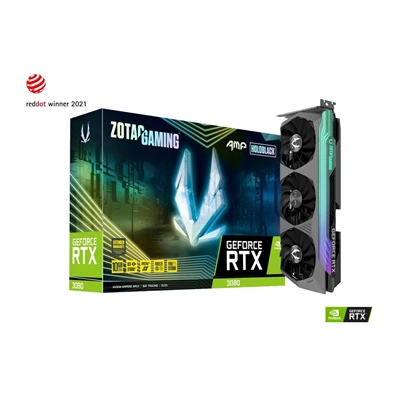 Zotac GAMING GeForce RTX 3080 AMP Holo LHR nVidia 10GB GDDR6X 320bit  PCIe videokártya
